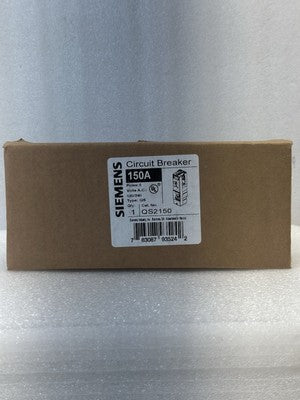 Siemens QS2150 150A 120/240V 2-Pole Main Circuit Breaker 10kAIC Type QS Plug-In - product image 2