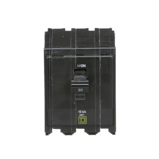 Square D QO series 3-pole circuit breaker product photo