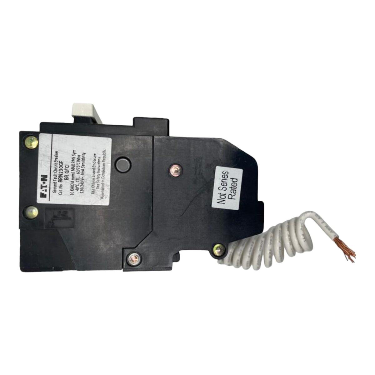 Eaton BRN230GF 30A 120/240V 2-Pole Class A GFCI Circuit Breaker 10kAIC - product image 2