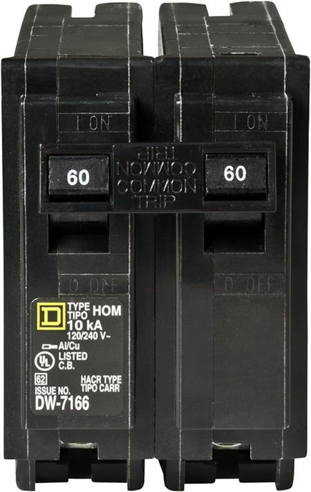 Square D HOM260 60A 2-pole Homeline circuit breaker