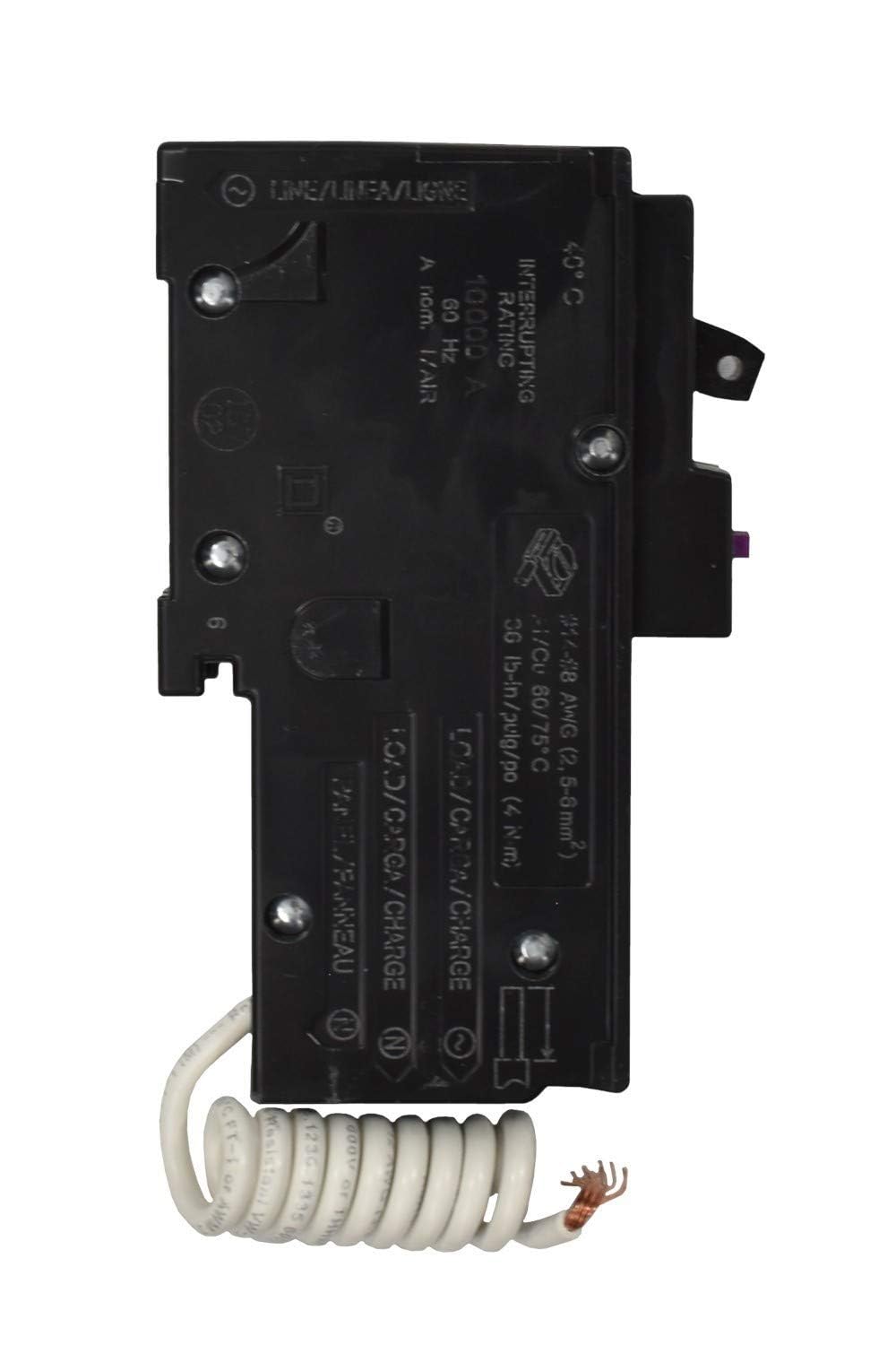 Square D HOM120DF 20A 120V 1-Pole Dual-Function Plug-In Circuit Breaker - product image 3