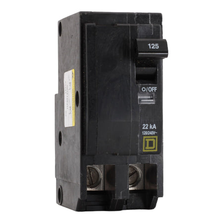 Square D QO2125VH 125A 2-Pole 120/240V 22kA QO Circuit Breaker - product image 1