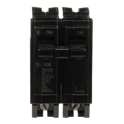 ABB THQL21100 100A 2-pole Q-Line plug-in circuit breaker