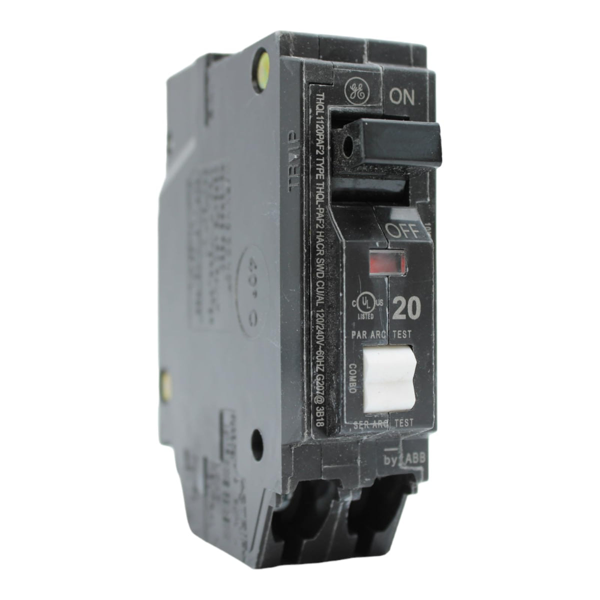 GE THQL1120PAF2 20A 120/240V 1-Pole Plug-On Neutral Combination AFCI Circuit Breaker 10kAIC - product image 1