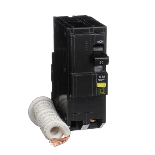Square D QO250GFI 50 A two-pole Class A GFCI circuit breaker
