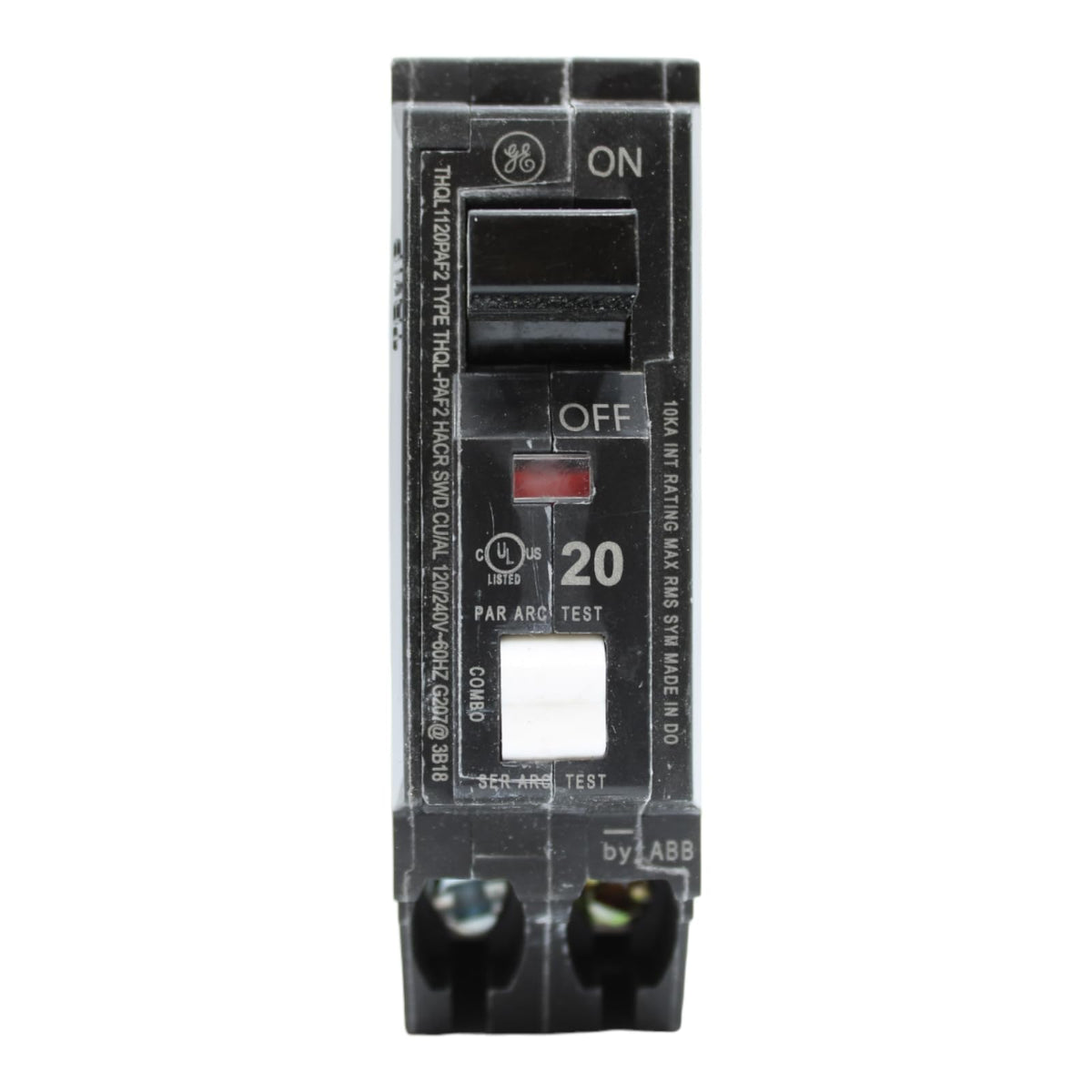 GE THQL1120PAF2 20A 120/240V 1-Pole Plug-On Neutral Combination AFCI Circuit Breaker 10kAIC - product image 3