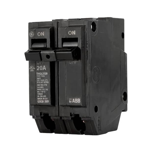ABB THQL2120 20A 2-pole Q-Line plug-in circuit breaker