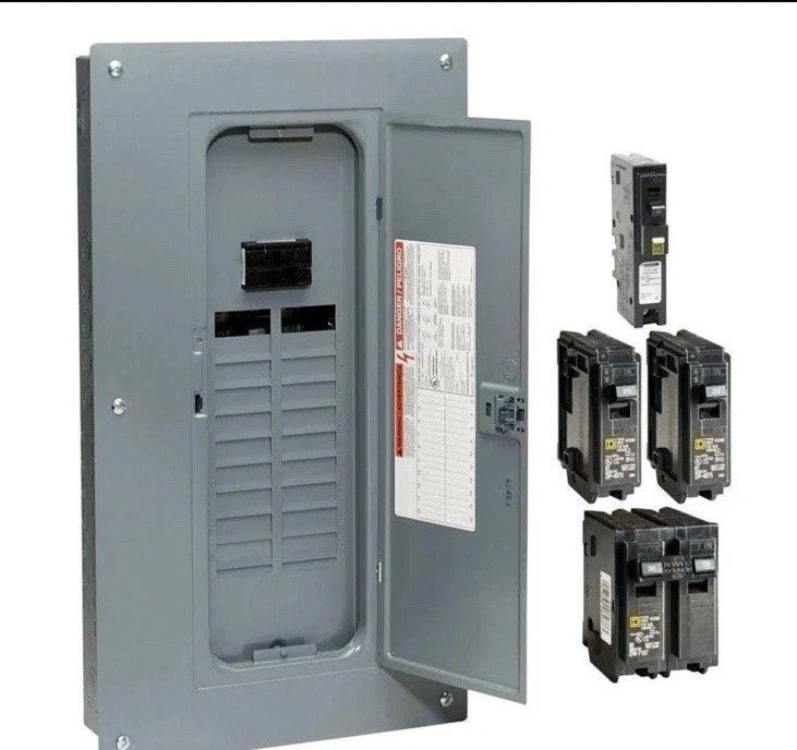 Square D HOM2040M100PC1AVP Homeline 100A 20-Space 40-Circuit Indoor Main Breaker Load Center Value Pack