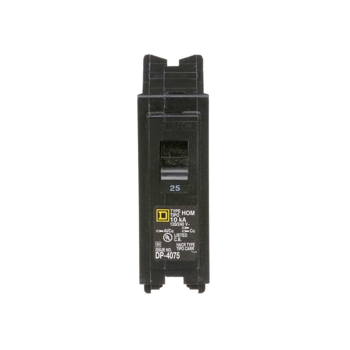 Square D HOM125 25A 1-pole Homeline circuit breaker
