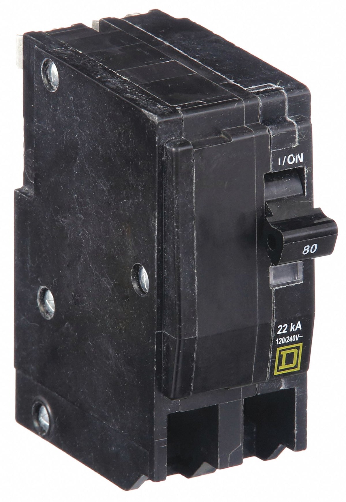 Square D QO280VH 80A 2-pole 120/240V 22kA plug-in circuit breaker